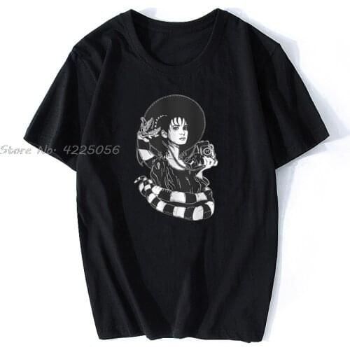 Lydia Deetz Goth Occult Beetlejuice Punk Gothic Stran Man Woman T-Shirt Print Fashion Men Cotton Tshirt Tees Streetwear