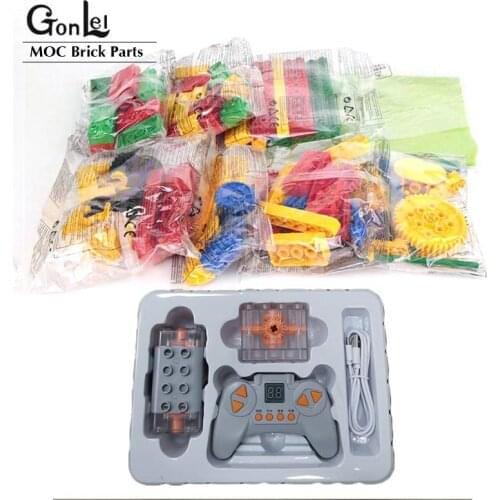 NEW MOC Compatible with LOGOs Duplo 9656 Big Particle Building Blocks Educational Institution Stem Robot Science Technology Set