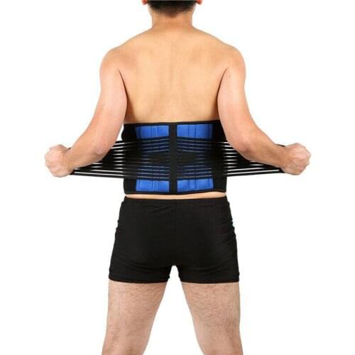 Deluxe Neoprene Double Pull Lumbar Lower Back Support Brace Exercise Belt (5XL : (50-63”)) We Have All Size S - 6XL