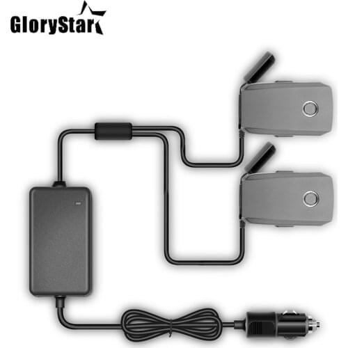 RYH 1 to 2 Car Charger For DJI Mavic 2 Pro Zoom Drone Battery with 2 Battery Fast Charging Travel Transport Outdoor Charger