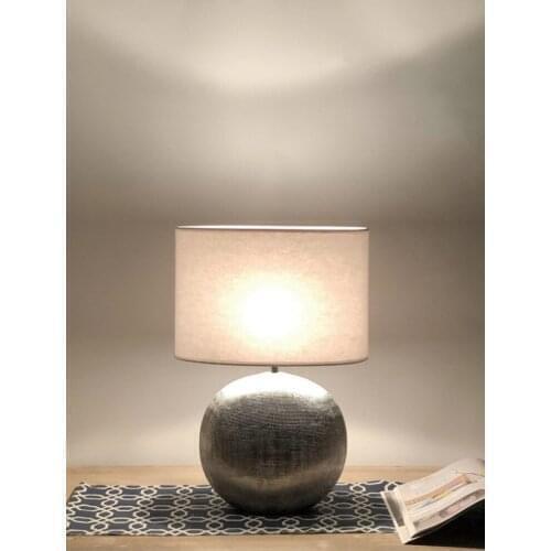 Nordic table lamp round Gong living room office beauty modern creative bedroom exhibition hall counter simple personality