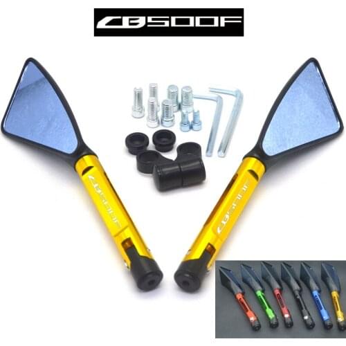 Universal Motorcycle mirror CNC side Rearview For HONDA CB500F CB500 CB500X