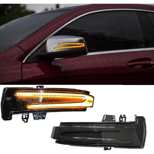 HIGH QUALITY LED HIGHLIGHT REAR VIEW MIRROR LIGHTS LIGHTTING WITH TURN SIGNAL LIGHTS FIT FOR BENZ W204 W176 W246 C117 X166 X156