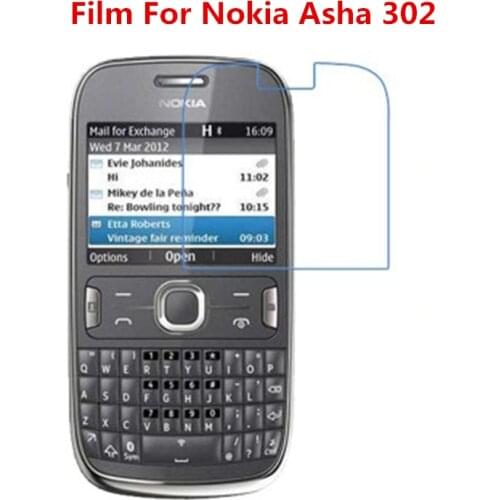 1/2/5/10 Pcs Ultra Thin Clear HD LCD Screen Protector Film With Cleaning Cloth Film For Nokia Asha 302