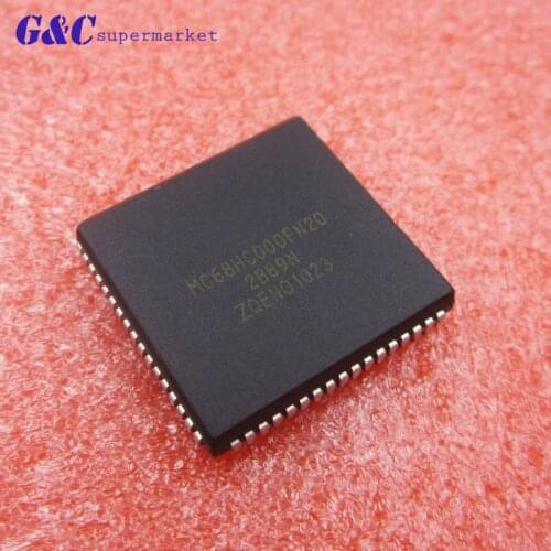 1/5PCS MC68HC000FN20 68HC000FN 32-Bit 20MHz MPU PLCC-68 diy electronics