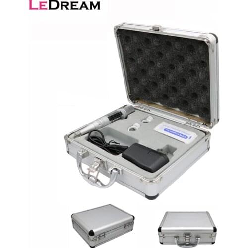 1PC Small Portable Alumium Tattoo Machine Pen Kits Storage Case Organizer Carrying Box Packaging Container With Lock