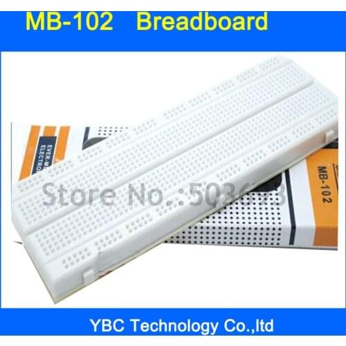 10pcs/lot MB-102 Solderless Prototype MB102 BreadBoard 165*55*10mm