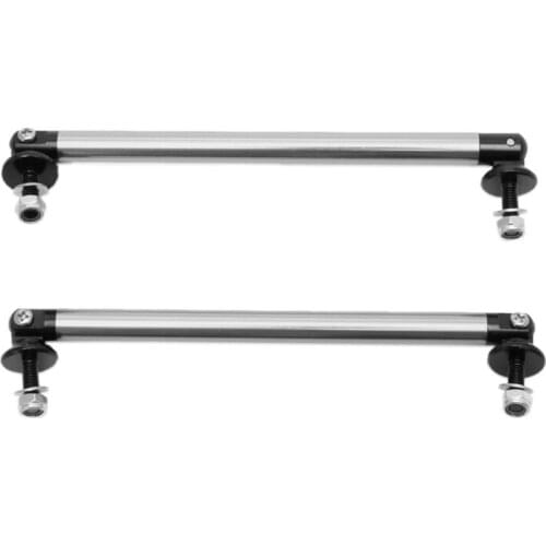 2x Adjustable Universal Front Rear Bumper Lip Splitter Strut Brace Rod Support Bar F19A