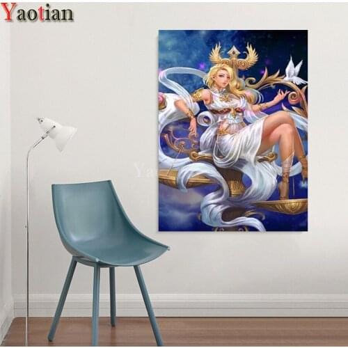 Diamond Painting Full Drill Cross Stitch 12 Constellation Libra Embroidery Pattern For Living Room Decoration Diamond Embroidery