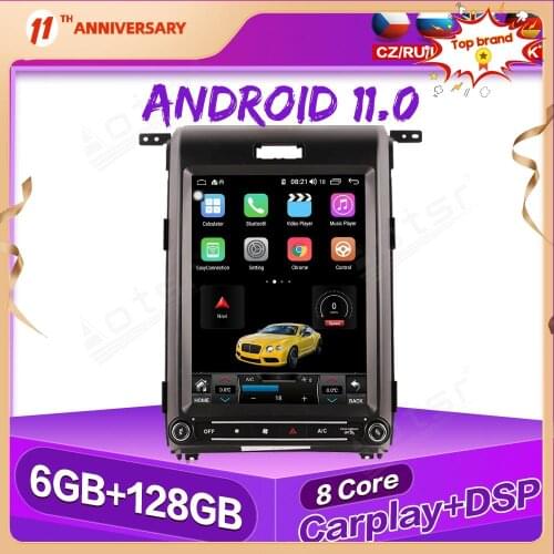 128GB Android11 Car GPS Navigation For Ford F150 2015-2020 Auto Stereo Multimedia Radio Video Player Carplay Tape Headunit DSP