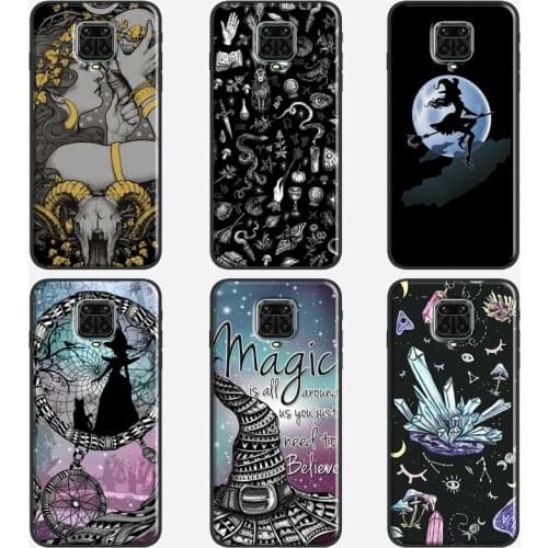 Witch Magic Case For Xiaomi Redmi Note 10 Pro 8T 9S 7 8 9 Pro Cover For Redmi 9 9A 9C 9T K40 7A 8A