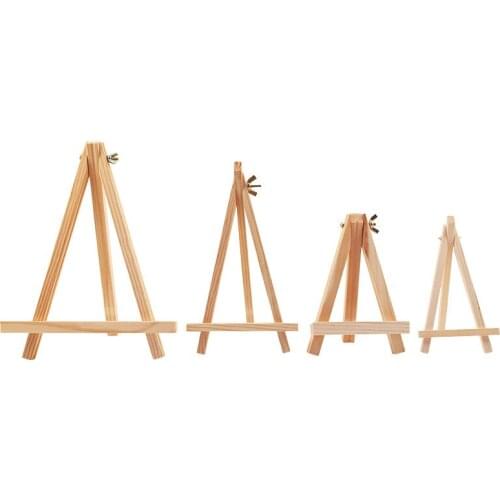 Multiple size Kids Mini Wooden Easel Art Painting Name Card Stand Display Holder Drawing for School Student Artist Supplies
