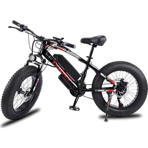 20 '' Electric Bike Off Road For Adults 2 Wheels Electric Bicycles 36V 350W High Carbon Steel Lithium Electric Snowmobile Bike