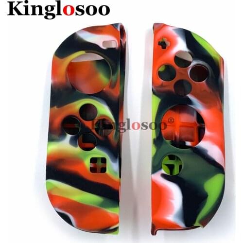 Camo Silicone Skin case for Nintendo Switch NS Joy-Con Rubber protective cover