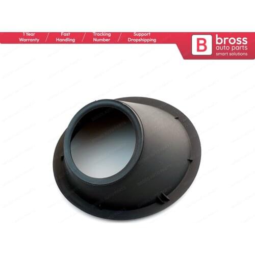 BSP978-2 Front Bumper Moulding Fog Light Surround Frame Housing 7452TJ Right Side Black for Fiat Fiorino Qubo Nemo Bipper