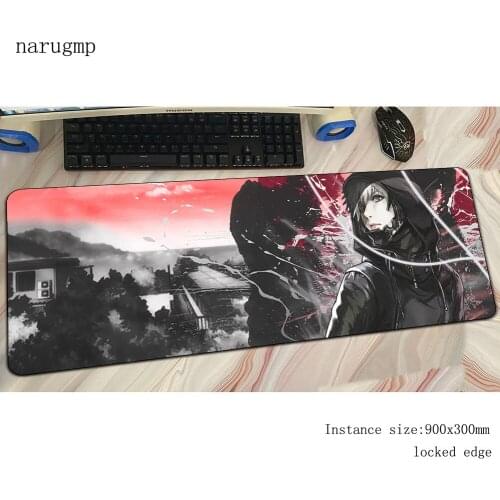 Tokyo ghoul pad mouse 900x300mm computer gamer mouse pad Aestheticism padmouse Professional mousepad ergonomic gadget desk mats