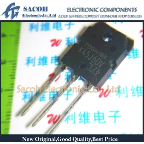 Free Shipping 10Pcs TK45J60V K45J60V TK33J60V K33J60V TO-3P 45A 600V N-Channel MOS Transistor