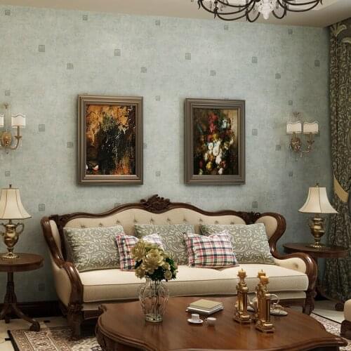 Beibehang papel de parede Restaurants backdrop plain solid color nonwoven American country bedroom wallpaper retro nostalgia