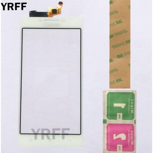 Phone Touch Screen Panel For Lenovo P70 P70t P70a 5.0'' Touch Screen Glass Digitizer Front Glass Sensor With 3M Glue Wipes