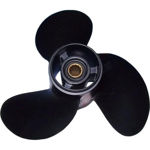 Free Shipping Aluminum Outboard Propeller for Tohatsu 8hp 9.8hp Outboard Motor Engine Marine Genium Part F8.5*8