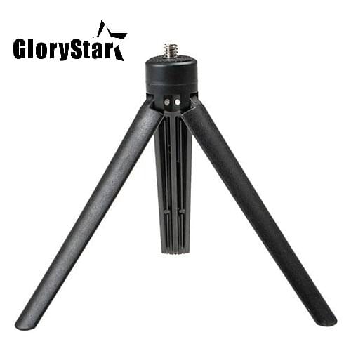 GloryStar Small Size Tripod, Portable Mini Tripod Stand Handheld Grip for Lightweight DSLR SLR Camera and gopro Camera LED Light