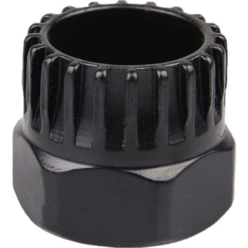 Bike Bottom Bracket Removal Tool ISIS Socket 20 Tooth Spline Spanner Sleeve/bottom Axis Tool Metal Black Bicycle Maintenance