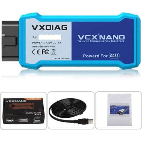 VXDIAG VCX NANO for GM/OPEL with V2020.7 GDS2 and Tech2Win OBD2 Code Scanner auto Diagnostic Tool WIFI Version for GM GDS2