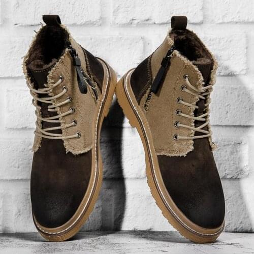 High chelsea Winter ankle rubber mens work boty leather home MEN shoes BOOTS western boots davidson summer men ANKLE mens man