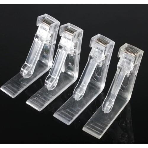 4PCS/lot Plastic Transparent Tablecloth Fixing Clips Clear Holder Kitchen Table Cloth Clamps Picnic Wedding Prom Party Supplies