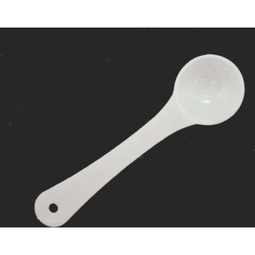 1G Professional Plastic 1 Gram Scoops Spoons For Food Milk Washing Powder Medcine White Measuring Spoons SN1441