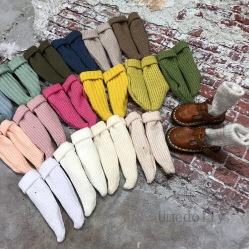1 Pair Cute Candy Color Doll Socks for 1/6 BJD Doll Accessories