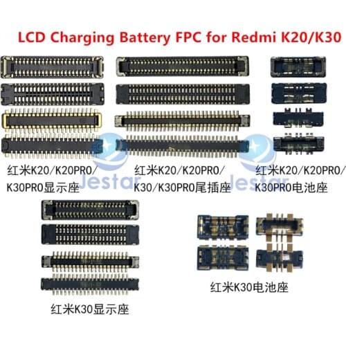 10pcs LCD display Charging Battery Connector For Xiaomi Redmi K20 K30 K20/K30 PRO on Board