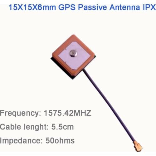 15X15X6mm GPS Passive Antenna IPX for GPS Module RCmall FZ3197