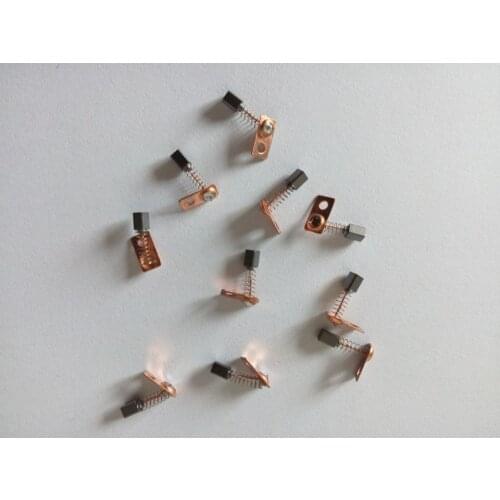 5 pairs/10pcs Carbon Brushes for Dental Lab Handpiece,STRONG handpiece Size:3X3X4.5MM