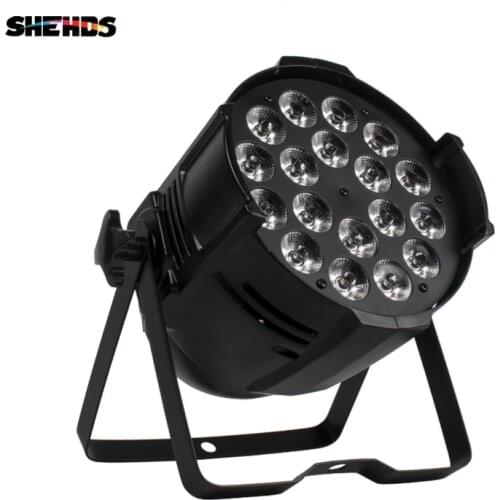 2pcs LED 18x12W 18x15W RGBWA Aluminum Par Lights DJ Disco Party Theaters Nightclub Bar Stage Effect Light Equipment SHEHDS