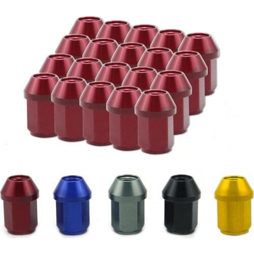 Car Accessories Wheel Nuts M12*1.5 Six-Sided Center Hub Screw Aluminum For Honda Toyota Mitsubishi Racing Performance
