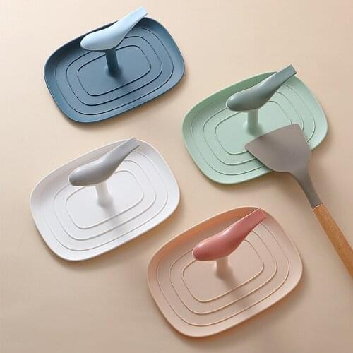 Household Multi-function Pot Cover Rack Spatula Rack Spoon Storage Rack Mat Holder Kitchen Appliance Holders Support