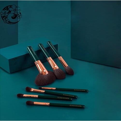 Energy professional make up Goat Hair 7pcs brush set Pinceaux Maquillage Brochas Maquillaje Pincel Maquiagem lry