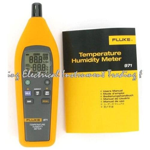 Fast arrival Fluke 971 F971 Indoor Thermo-Hygrometer Humidity Temperature Tester Meter NTC 99 points