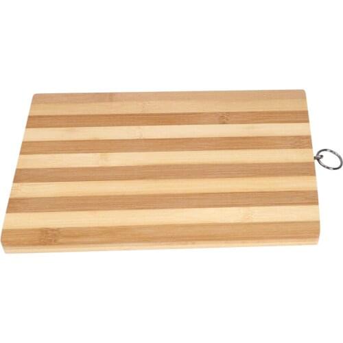 Jaswehome Kitchen Chopping Board Bamboo Vegetable Fruits Outdoor Camping Food Cutting Board Rectangle Meats Serving Boards