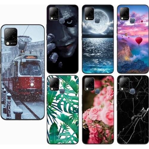 Animal Colorful Case for Hot 10T for Hot 10S Silicone Soft Covers for Hot 10 Lite for Hot 10S NFC Case Protector Baicvery Covers