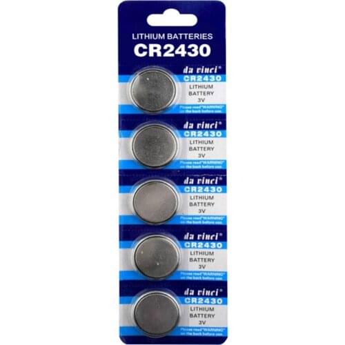 10Pcs CR2430 270mAh Lithium Button Battery EE6229 BR2430 KL2430 DL2430 Cell Coin Batteries 3V For Watch Electronic Toy Remote