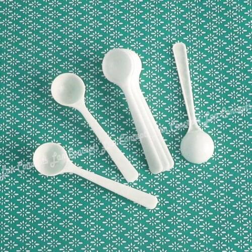 3ML Food Grade Measuring PP Spoon 1.5 gram Plastic Scoop 1.5g Measure Spoons - white 200pcs/lot free shipping