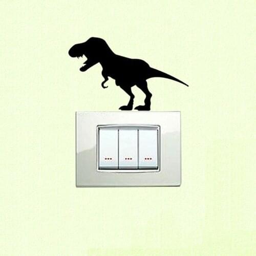 Sticker Interior Wall Vinyl Decal Dinosaur Jurassic Tyrannosaurus Rex Switch Decor Decal 3SS0288