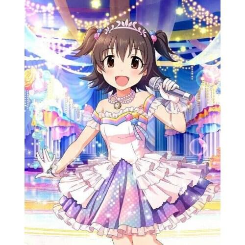 2021 New The Anime THE IDOLM@STER Cinderella girl starlight stage mobile game white singing costume 2021 cosplay