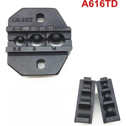 Crimp die sets A616TD crimping jaws for non-insulated cable lugs terminals 12-6AWG 4~16 mm²