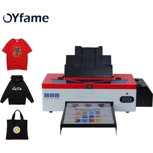 OYfame DTF Printer A3 Directly Heat Transfer PET Film A3 L1800 DTF Printer For t shirt hoodies fabric A3 DTF Printing Machine