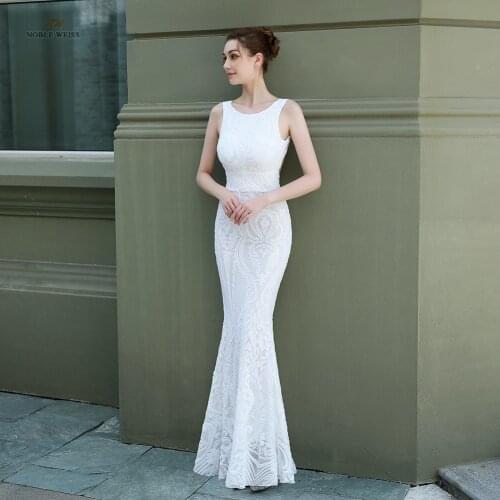 Prom dresses O-Neck Sequin prom long elegant dresses mermaid prom dress bare back dress prom