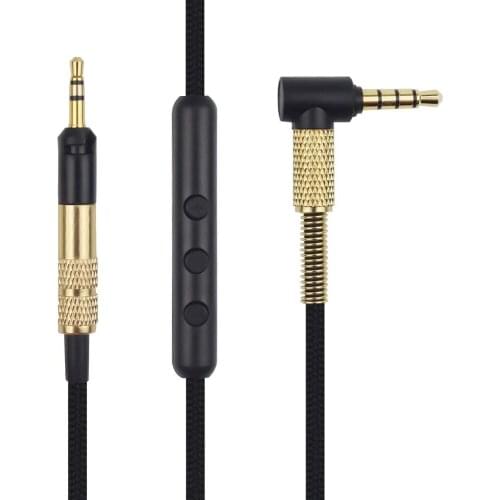 Gold-Plated OFC Braided Replacement Cable Extension Cord for Sennheiser HD598 HD558 HD518 HD598Cs HD599 HD569 HD579 Headphones