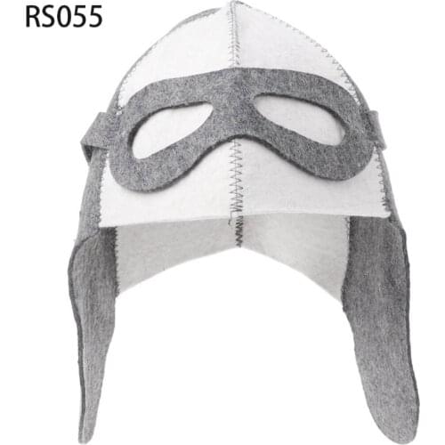 Wool Felt Sauna Hat Anti Heat Russian Banya Cap For Bath House Head Protection